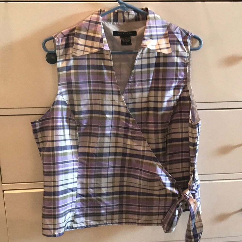 100% silk blouse